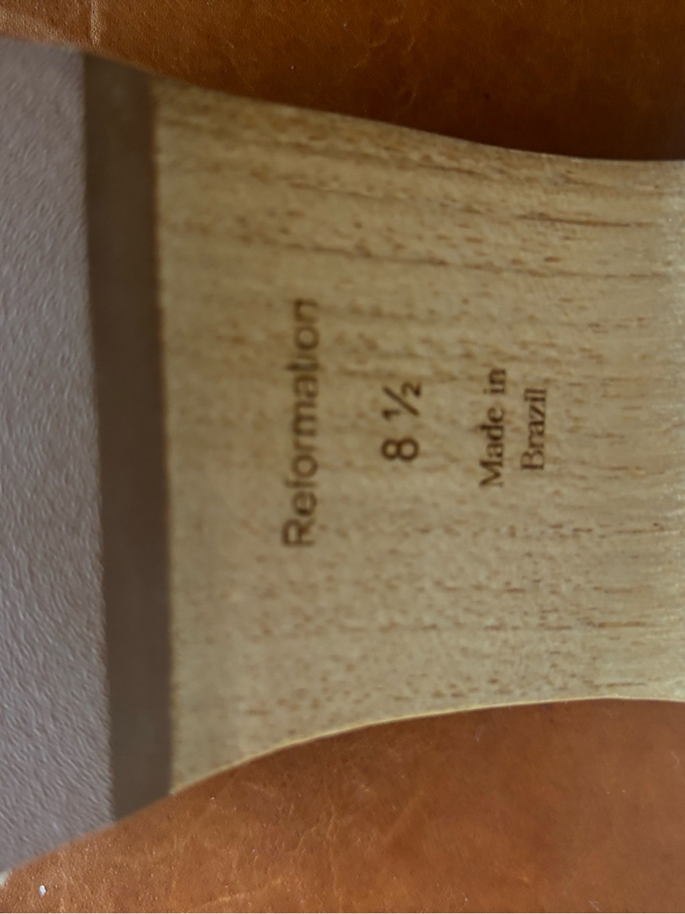Reformation Jolene Clog- size 8.5 - Picture 6 of 8